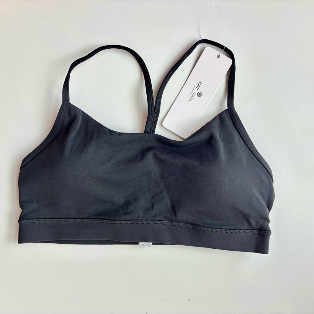 NWT CRZ Yoga Y Bra (Small, Medium, Large) Black